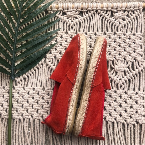 Free People Espadrille Suede Flats Size 40 - Picture 4 of 8